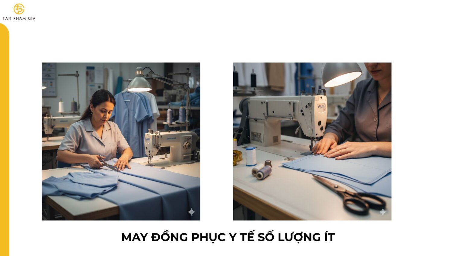 May đồng phục y tế số lượng ít