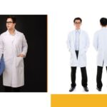 Đồng phục y tế áo blouse nam dài tay Đồng phục y tế áo blouse nam dài tay