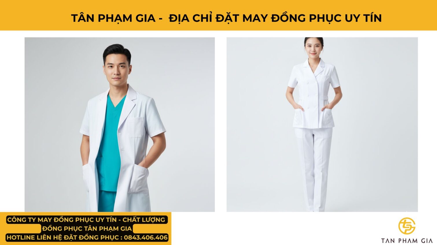Đồng phục y tế áo blouse ngắn tay