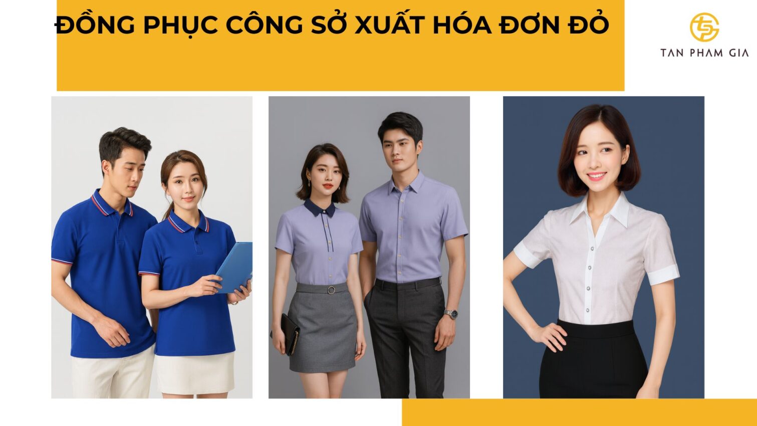 Đồng phục công sở xuất hóa đơn đỏ