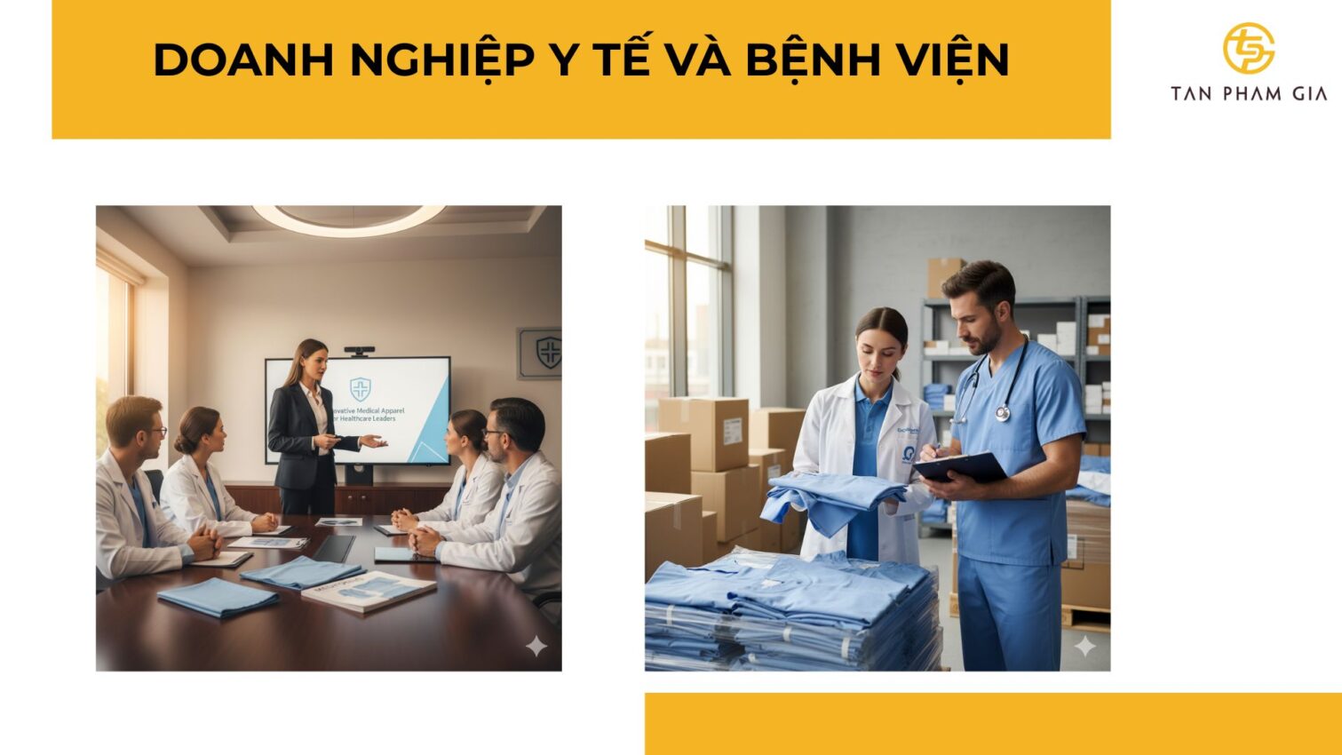 May đồng phục y tế số lượng lớn