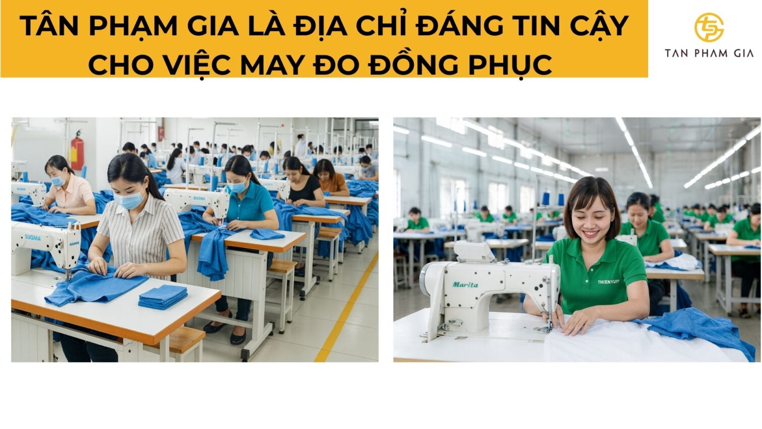 May đồng phục công sở theo thương hiệu