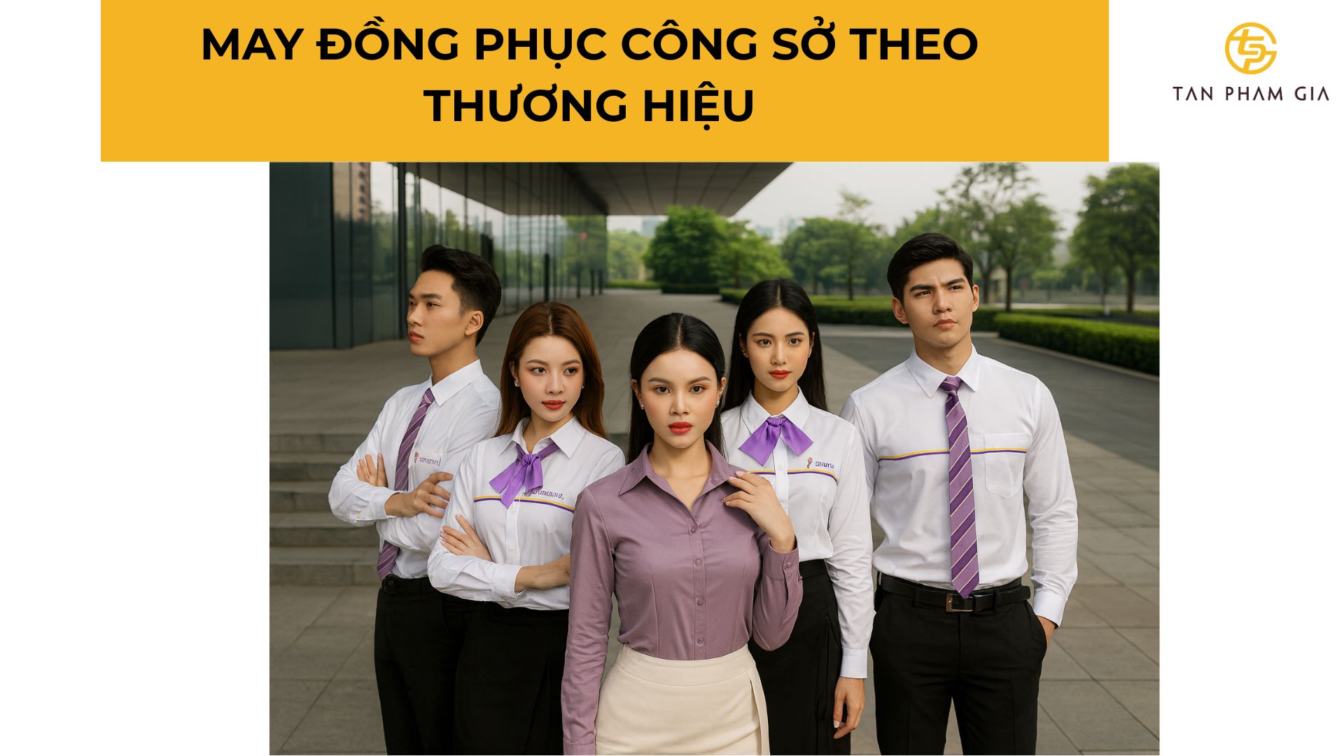 May đồng phục công sở theo thương hiệu