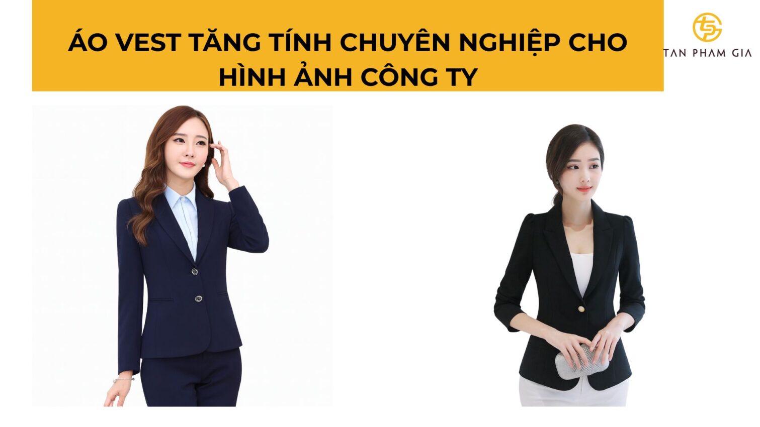 Đồng phục công sở nữ áo vest dáng ôm