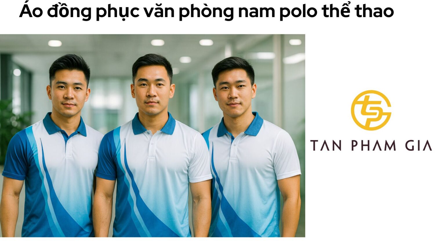 Áo đồng phục văn phòng nam polo thể thao