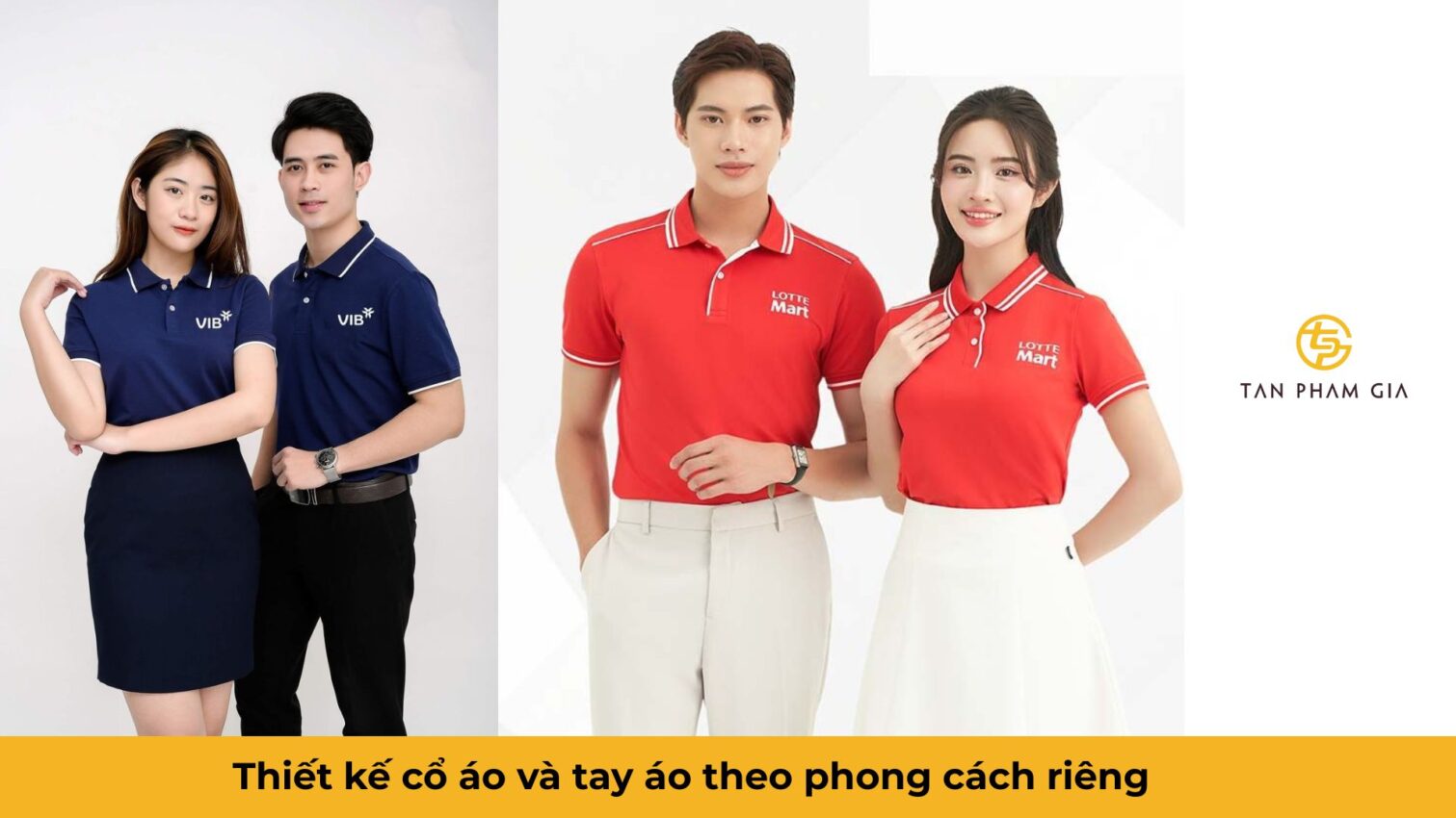 Mẫu áo đồng phục văn phòng công sở thêu logo