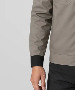 Áo bảo hộ lao động tay dài màu xám