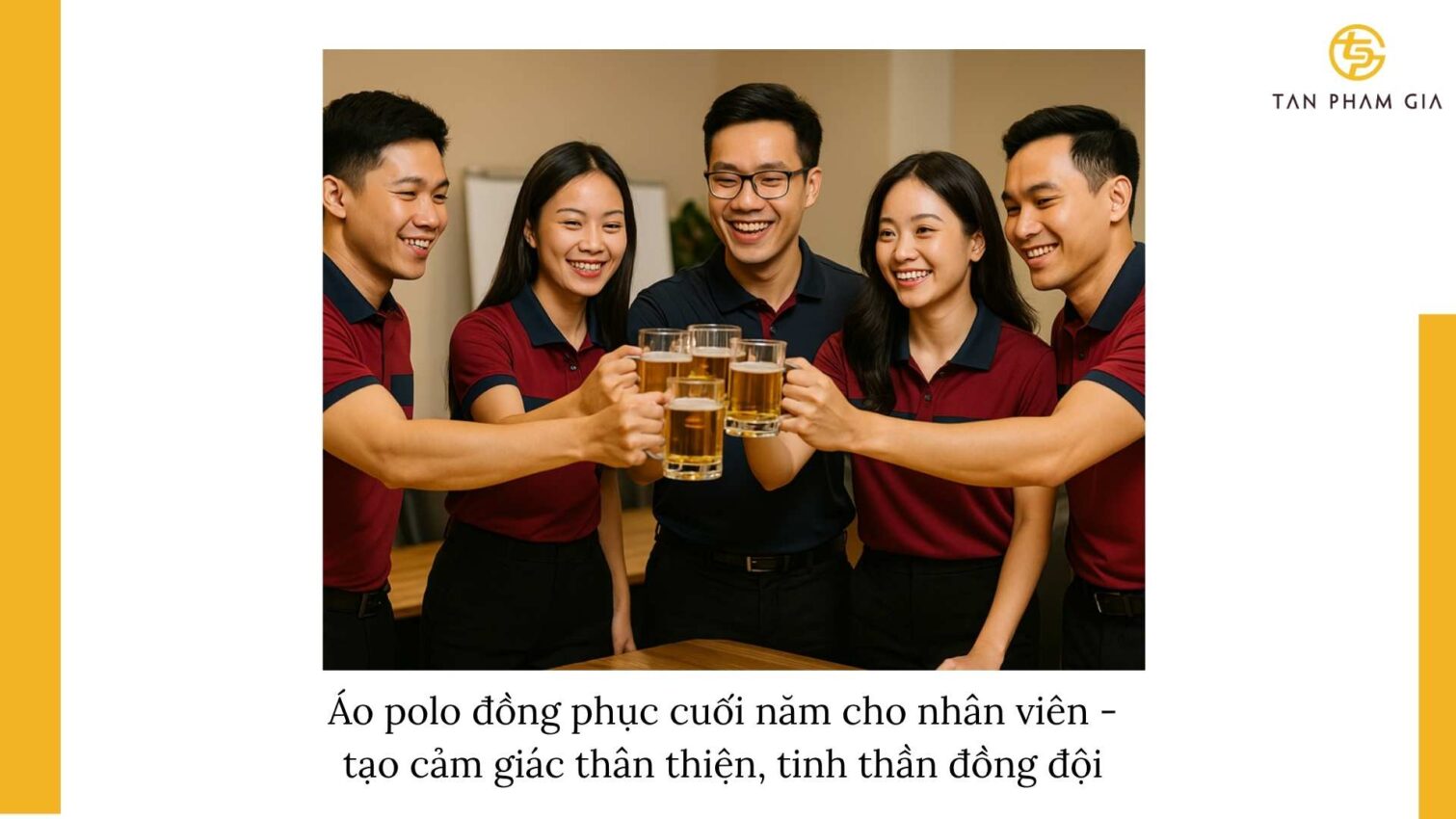 Đặt Áo Polo Cuối Năm Cho Nhân Viên Công Ty