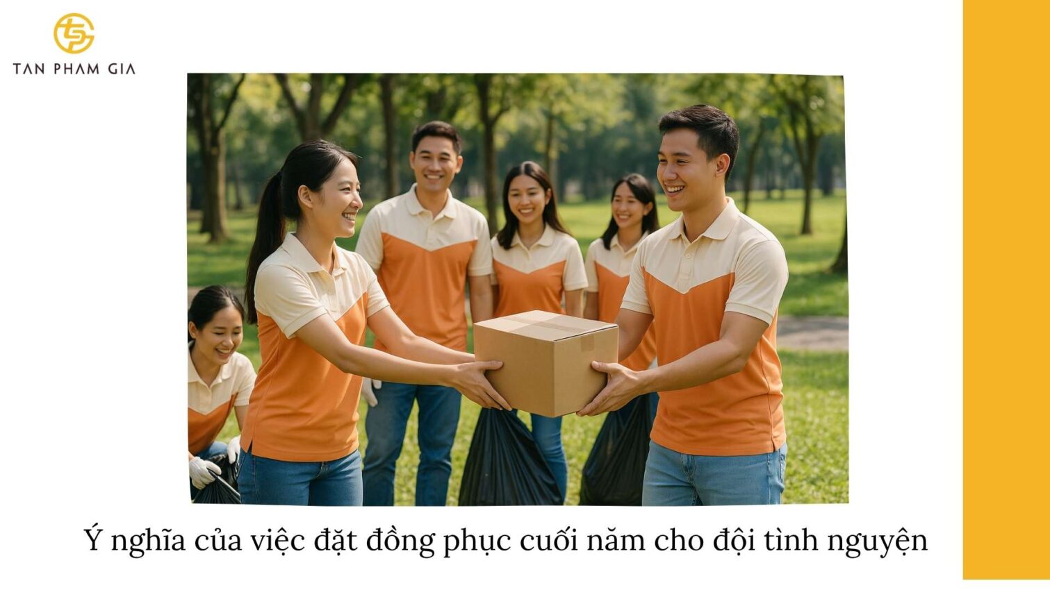 Đặt Đồng Phục Cuối Năm Cho Đội Tình Nguyện