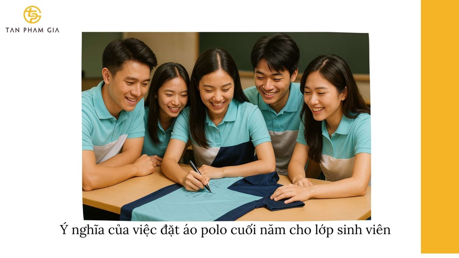 Áo Polo Cuối Năm Cho Lớp Sinh Viên