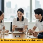 Mẫu áo đồng phục văn phòng cho nhân viên CSKH