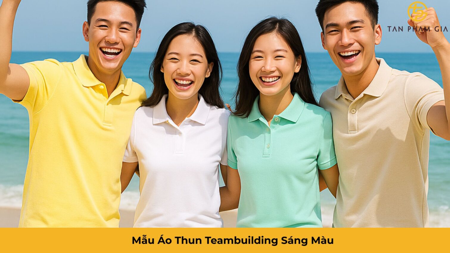 Mẫu Áo Thun Teambuilding Sáng Màu