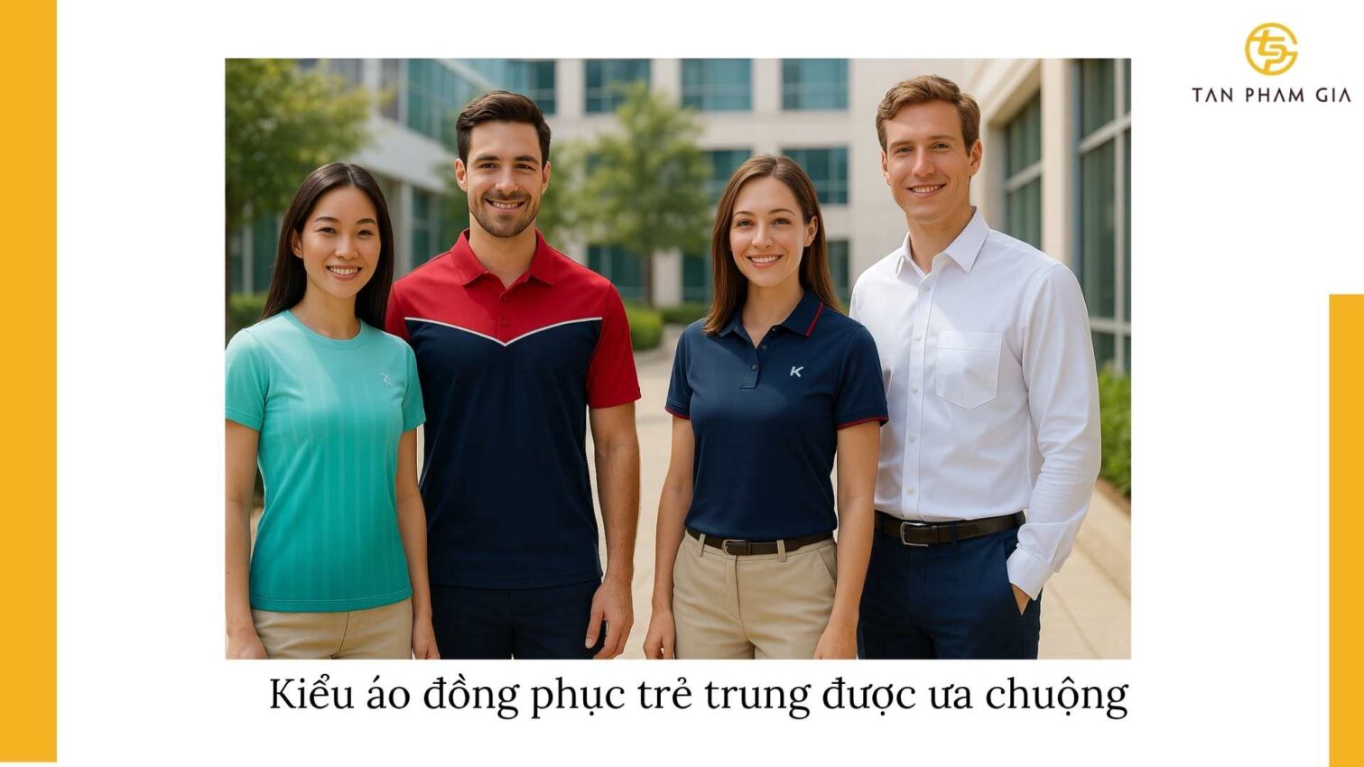 Áo đồng phục cuối năm phong cách trẻ trung
