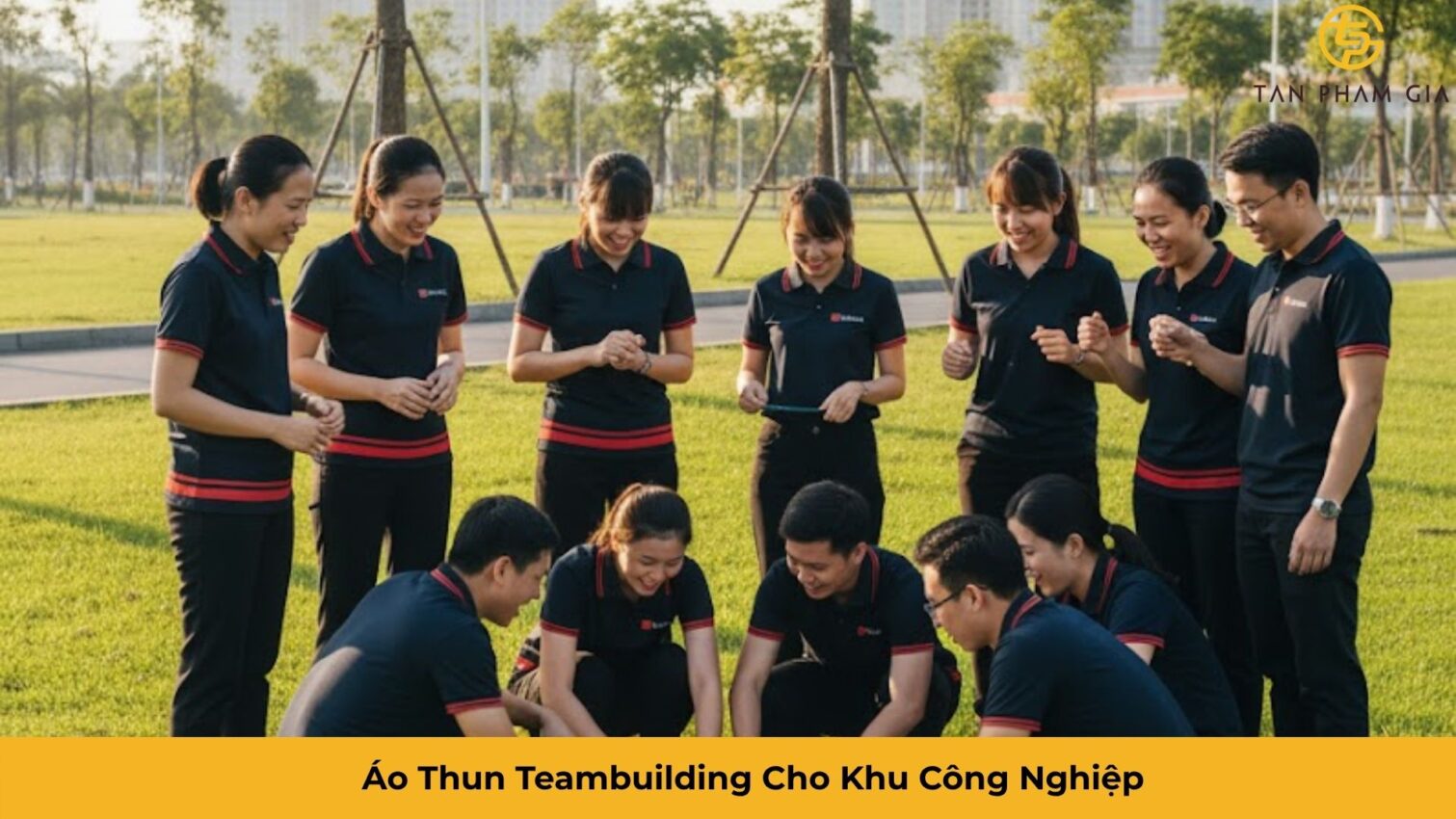 Áo Thun Teambuilding Cho Khu Công Nghiệp