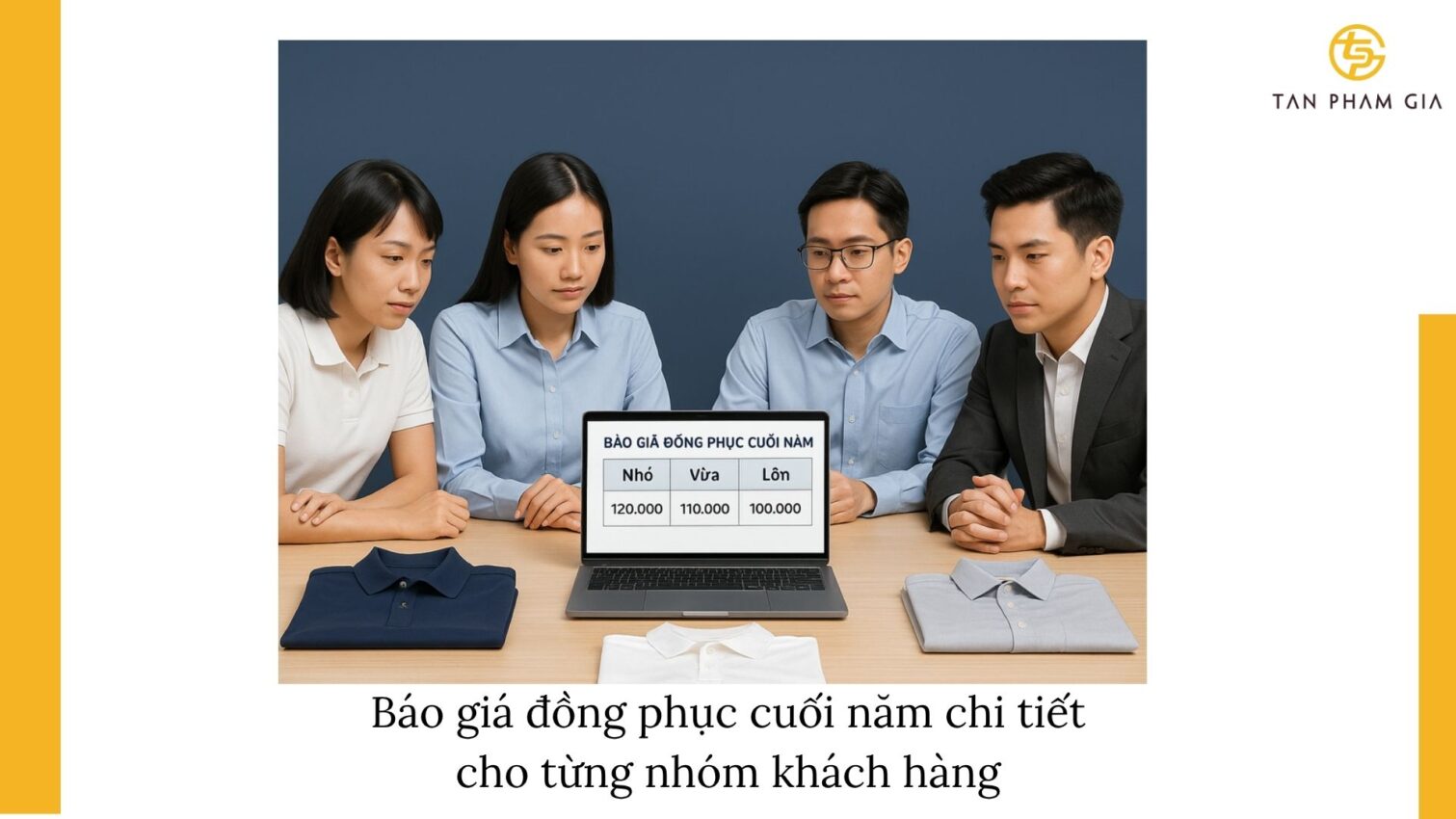 Báo giá đồng phục cuối năm chi tiết