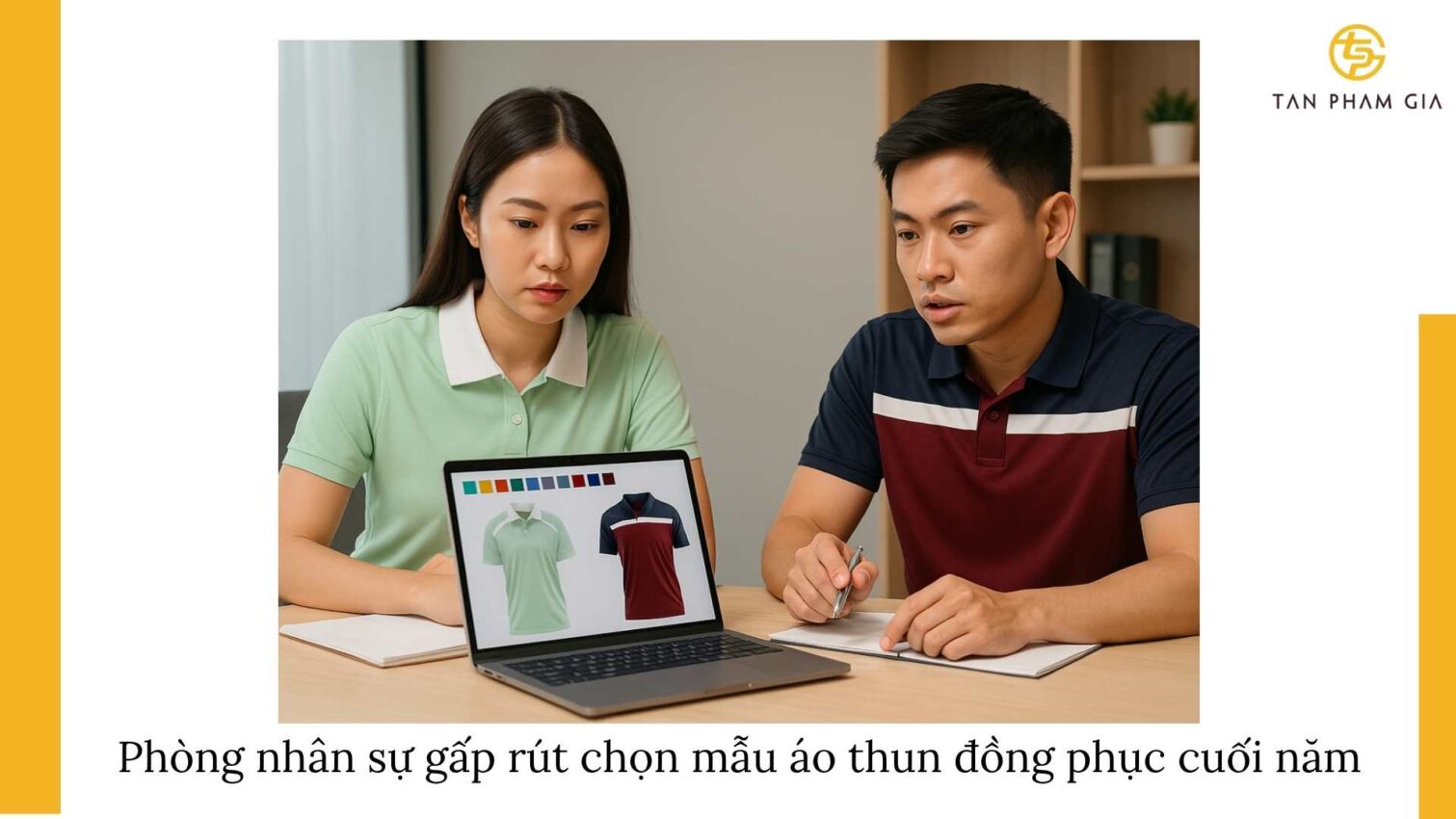 Đặt áo thun đồng phục cuối năm gấp