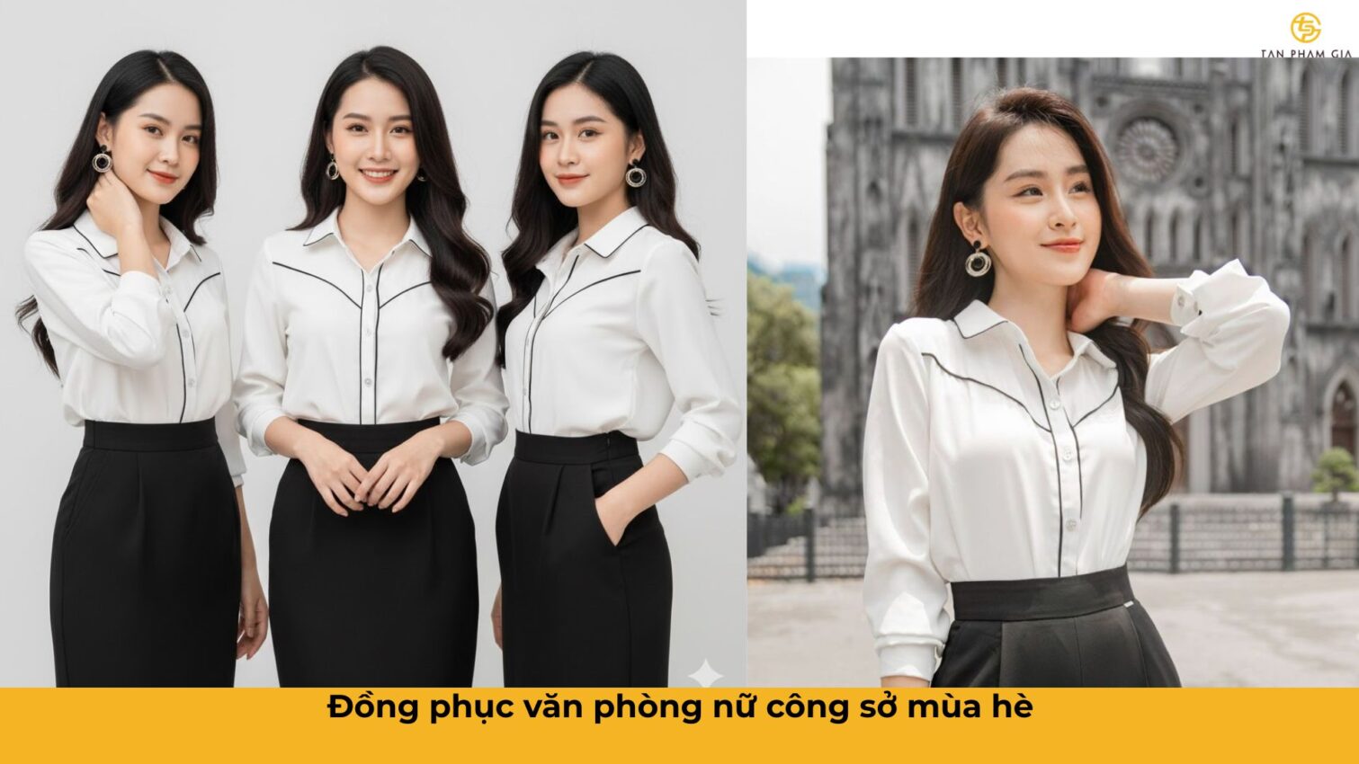 Đồng phục văn phòng nữ công sở mùa hè