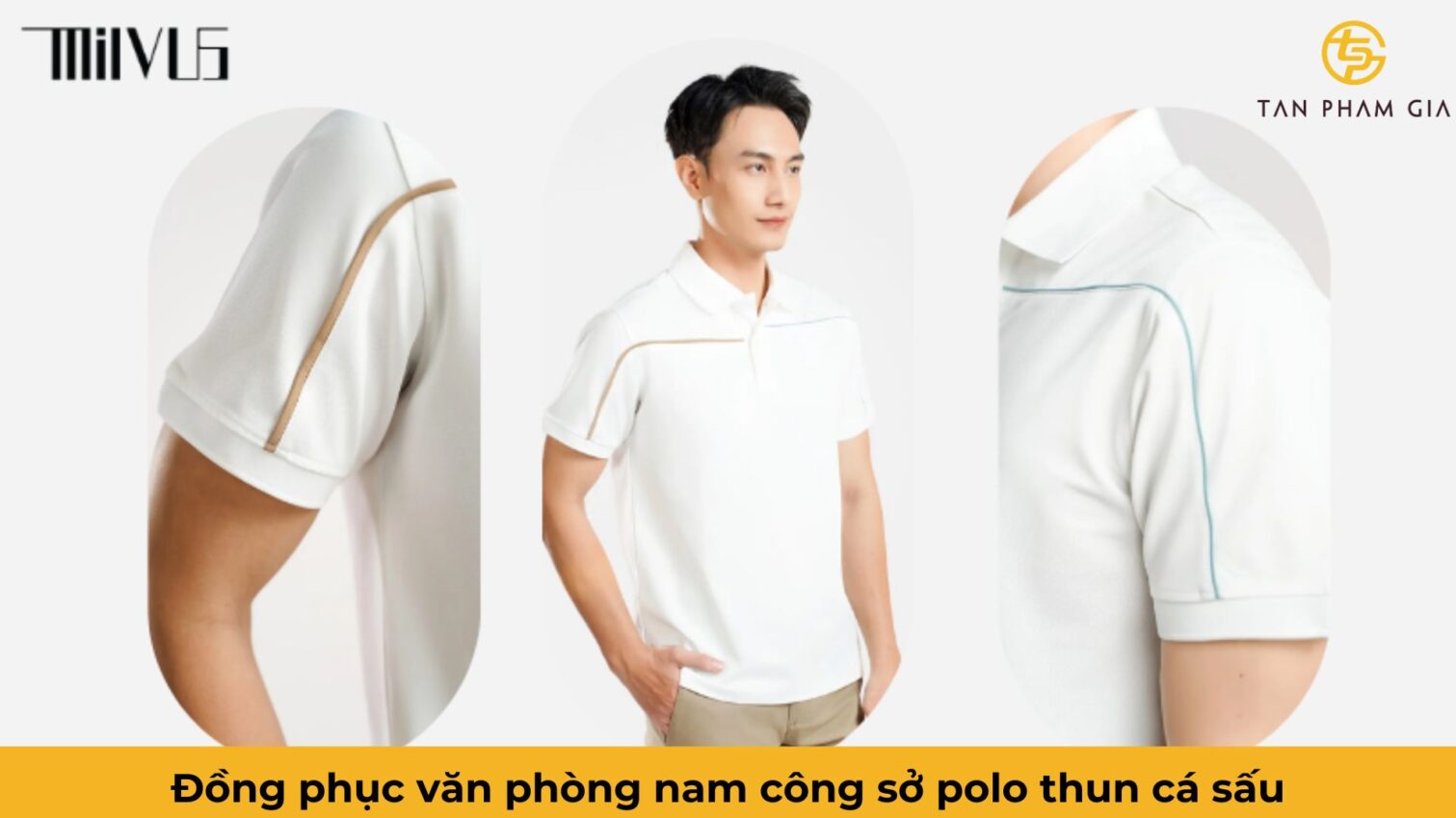 Đồng phục văn phòng nam công sở polo thun cá sấu