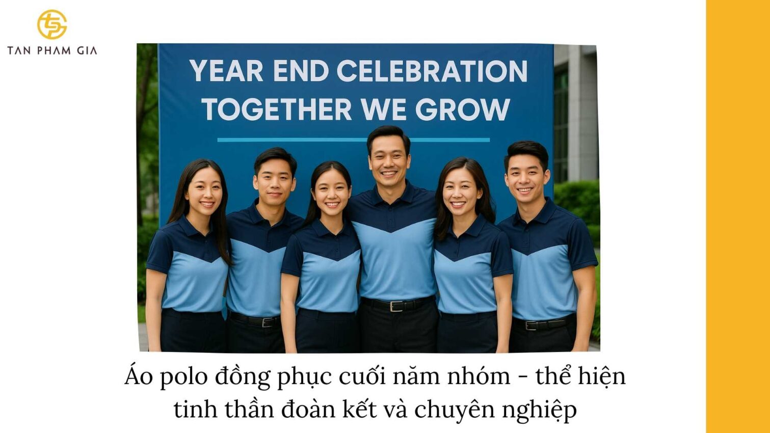 Đặt Áo Polo Đồng Phục Cuối Năm Nhóm