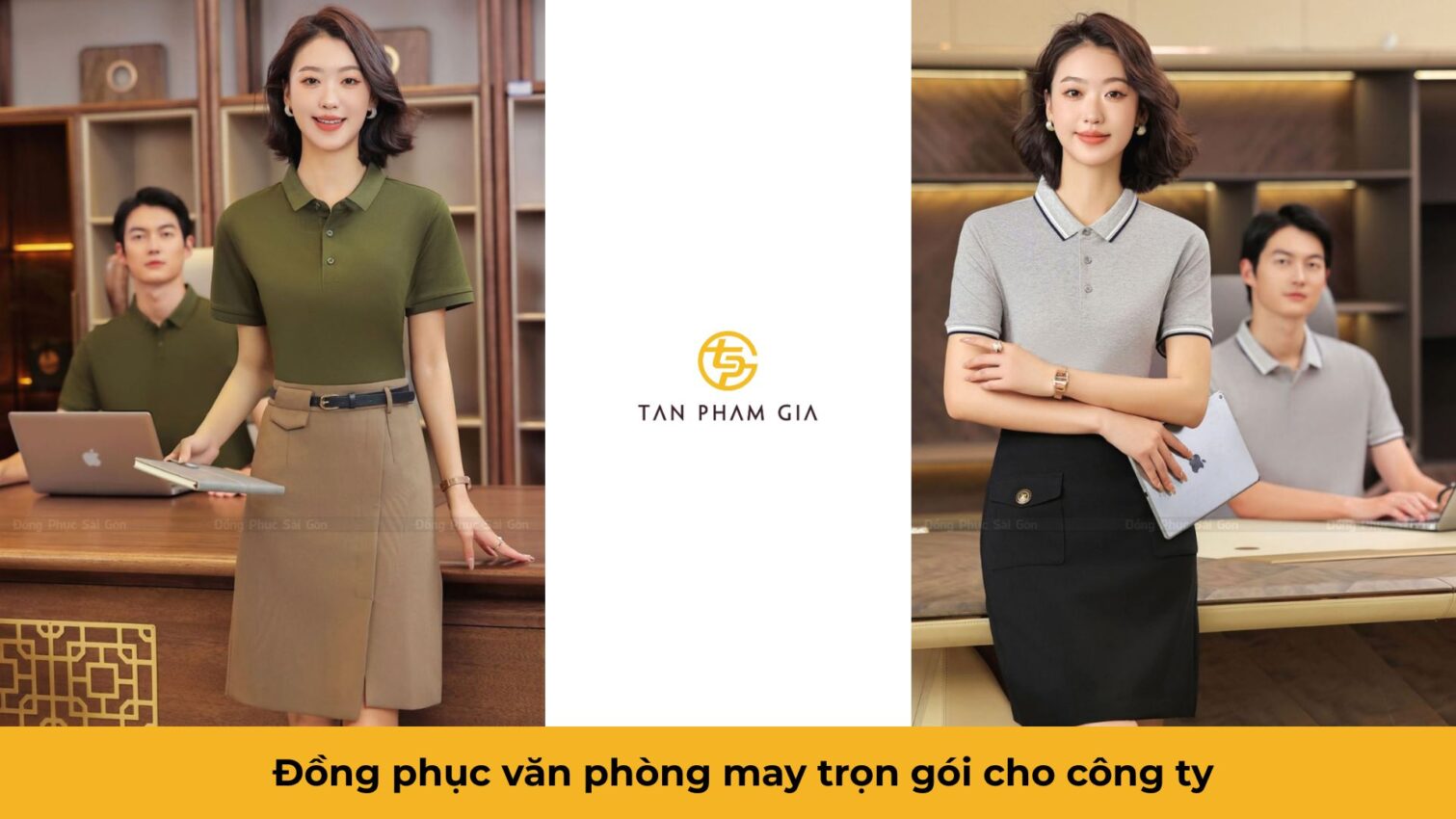 Đồng phục văn phòng may trọn gói cho công ty