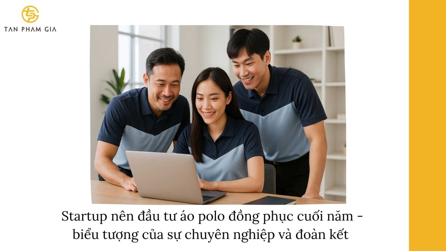 Áo Polo Đồng Phục Cuối Năm Cho Startup