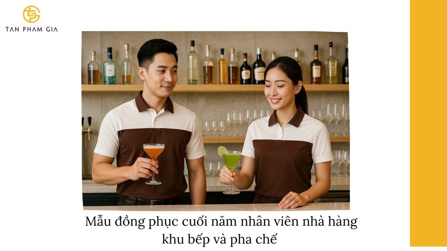 Mẫu Đồng Phục Cuối Năm Nhân Viên Nhà Hàng