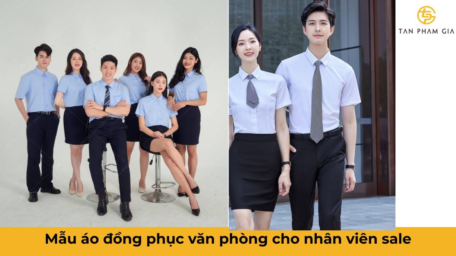 Mẫu áo đồng phục văn phòng cho nhân viên nhân sự