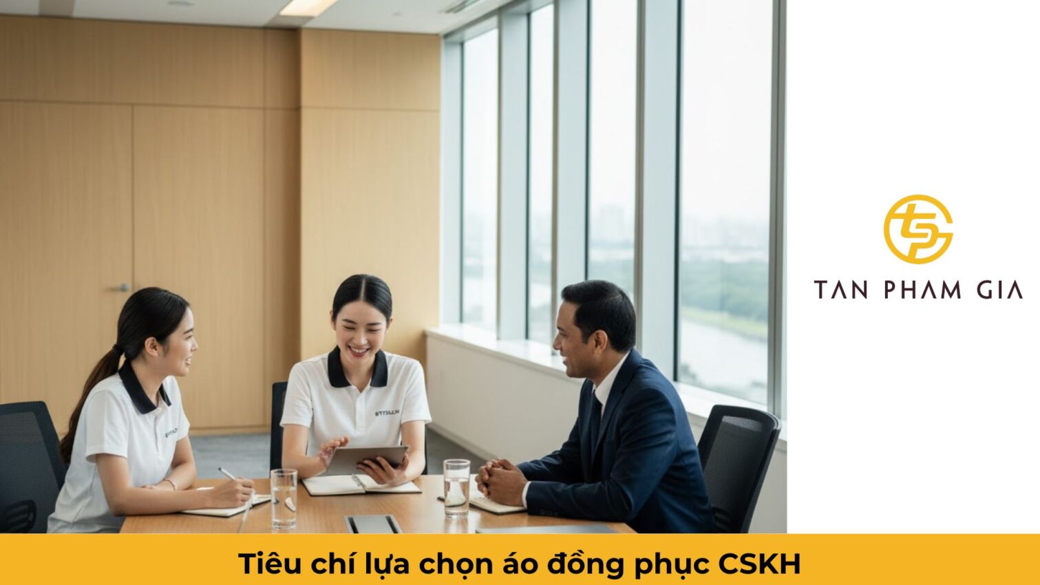 Mẫu áo đồng phục văn phòng cho nhân viên CSKH