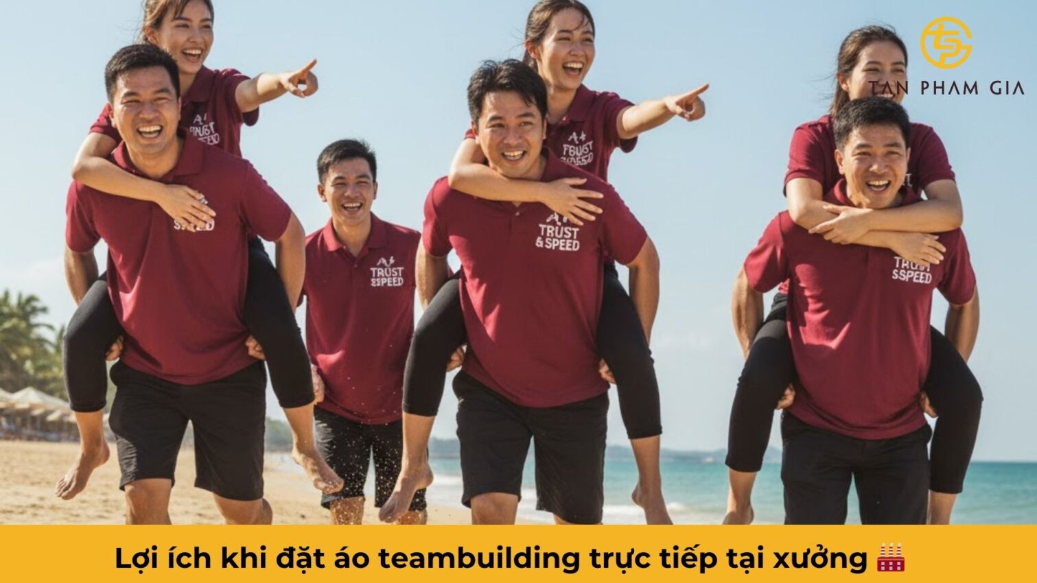 Xưởng May Áo Thun Teambuilding Số Lượng Lớn