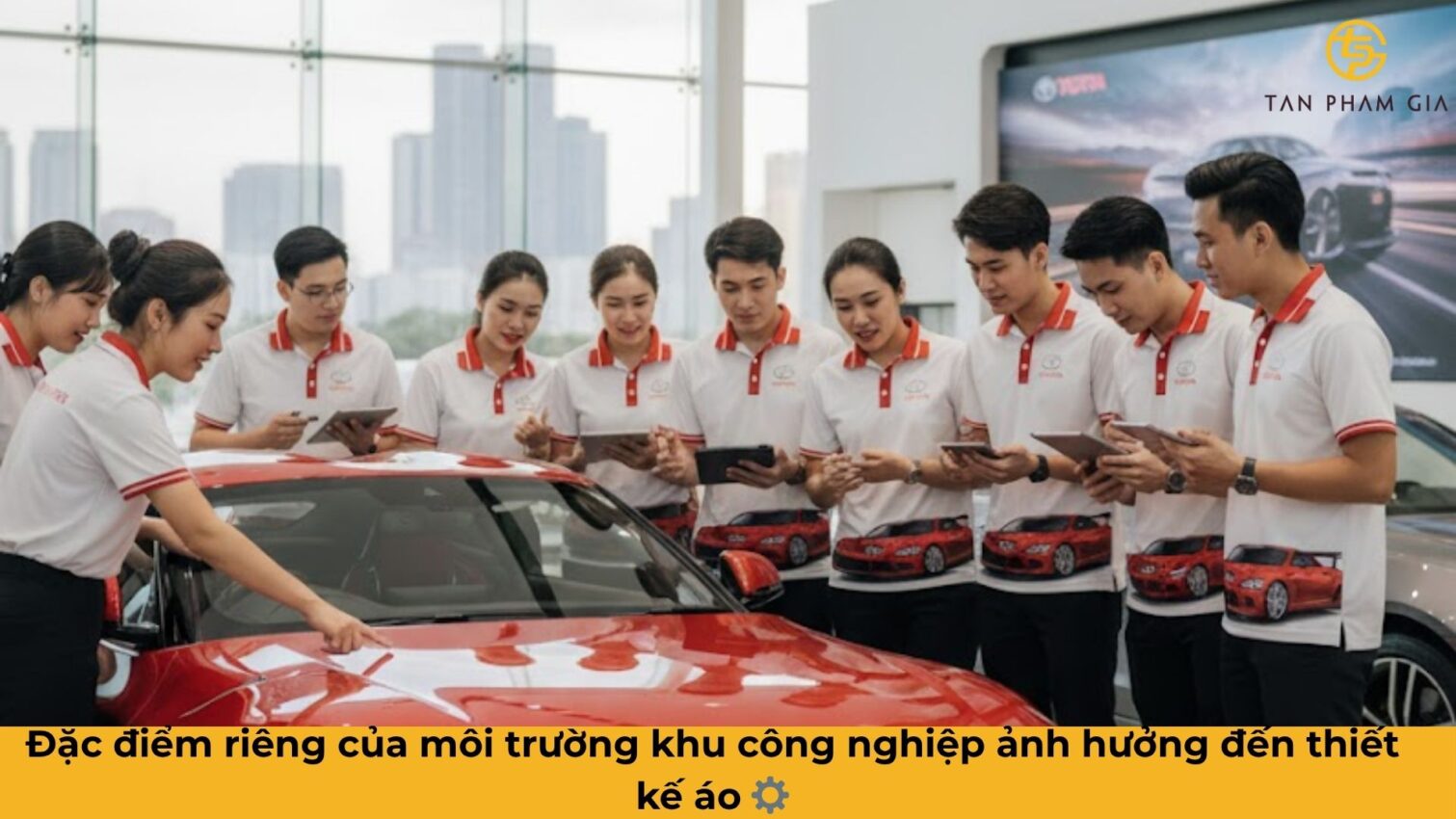 Áo Thun Teambuilding Cho Khu Công Nghiệp