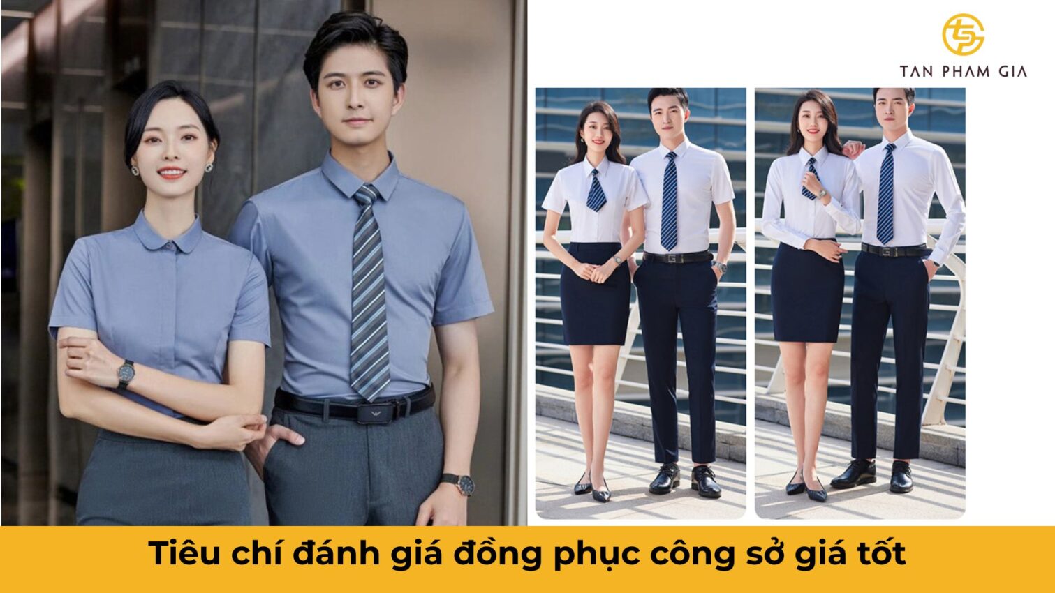 Mẫu áo đồng phục văn phòng công sở giá tốt