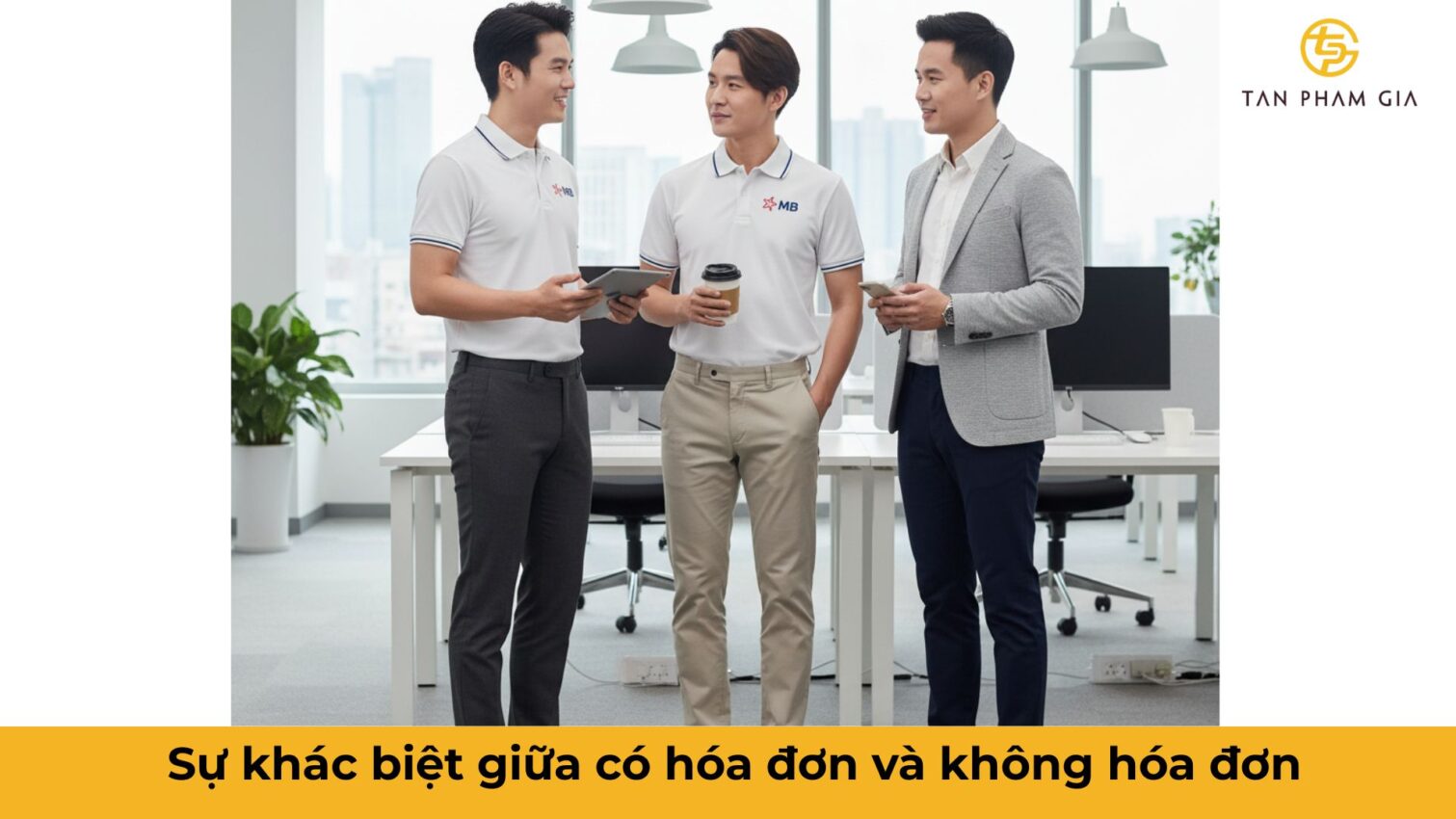 Mẫu áo đồng phục văn phòng công sở có hóa đơn