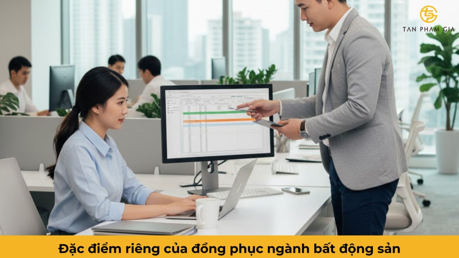 Mẫu áo đồng phục văn phòng cho nhân viên bất động sản