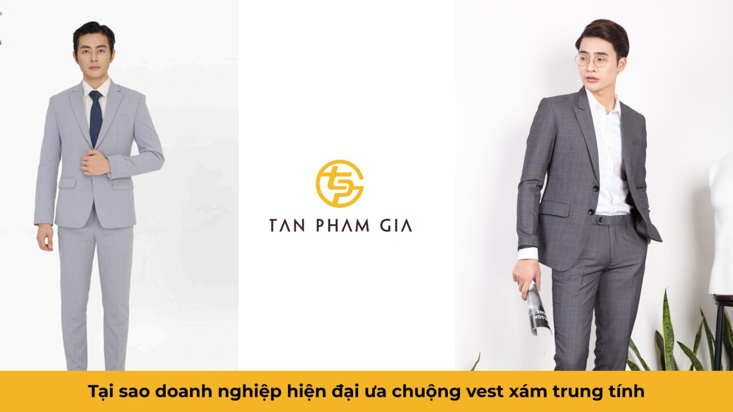 Đồng phục văn phòng nam công sở vest xám
