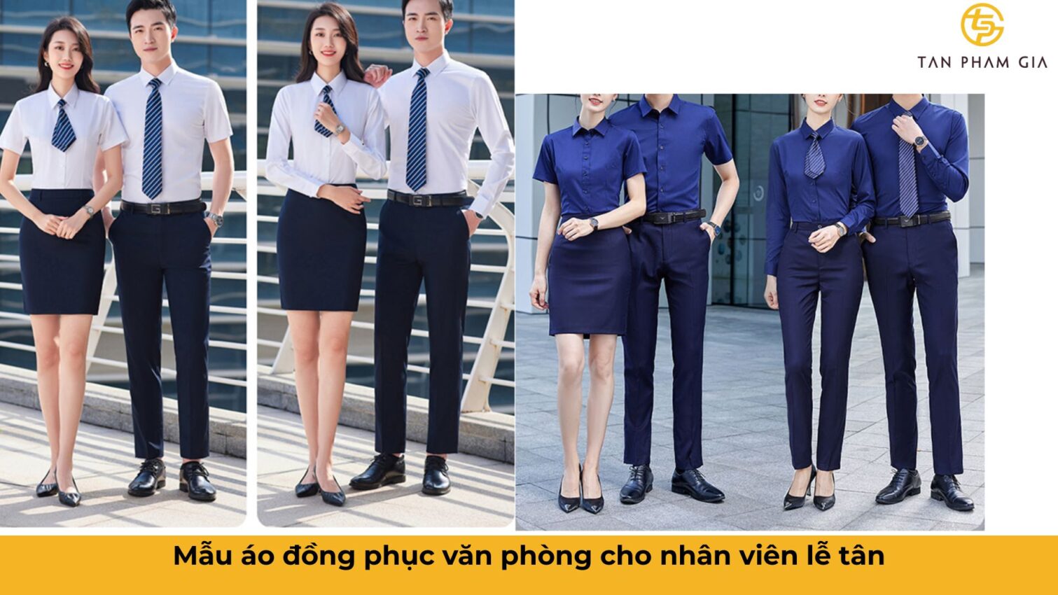 Mẫu áo đồng phục văn phòng cho nhân viên nhân sự