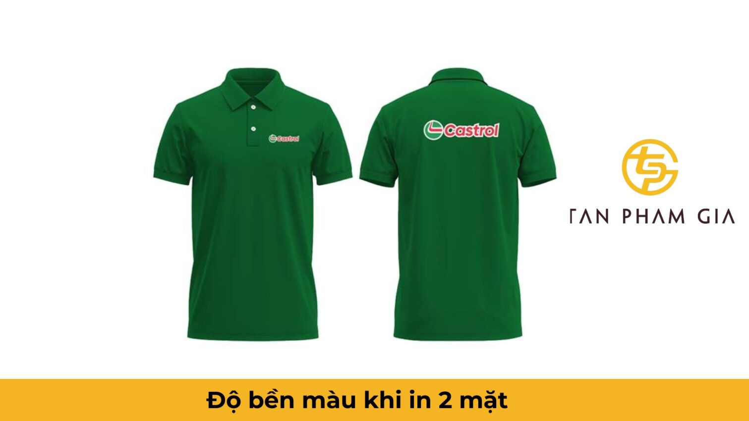 Mẫu áo thun đồng phục in 2 mặt