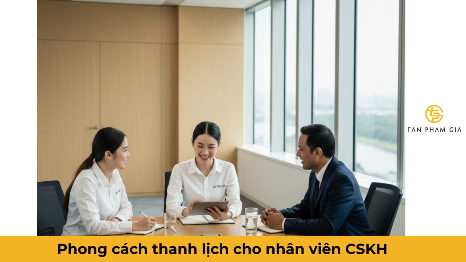 Mẫu áo đồng phục văn phòng cho nhân viên CSKH