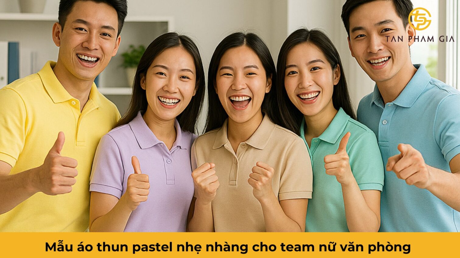 Mẫu Áo Thun Teambuilding Sáng Màu