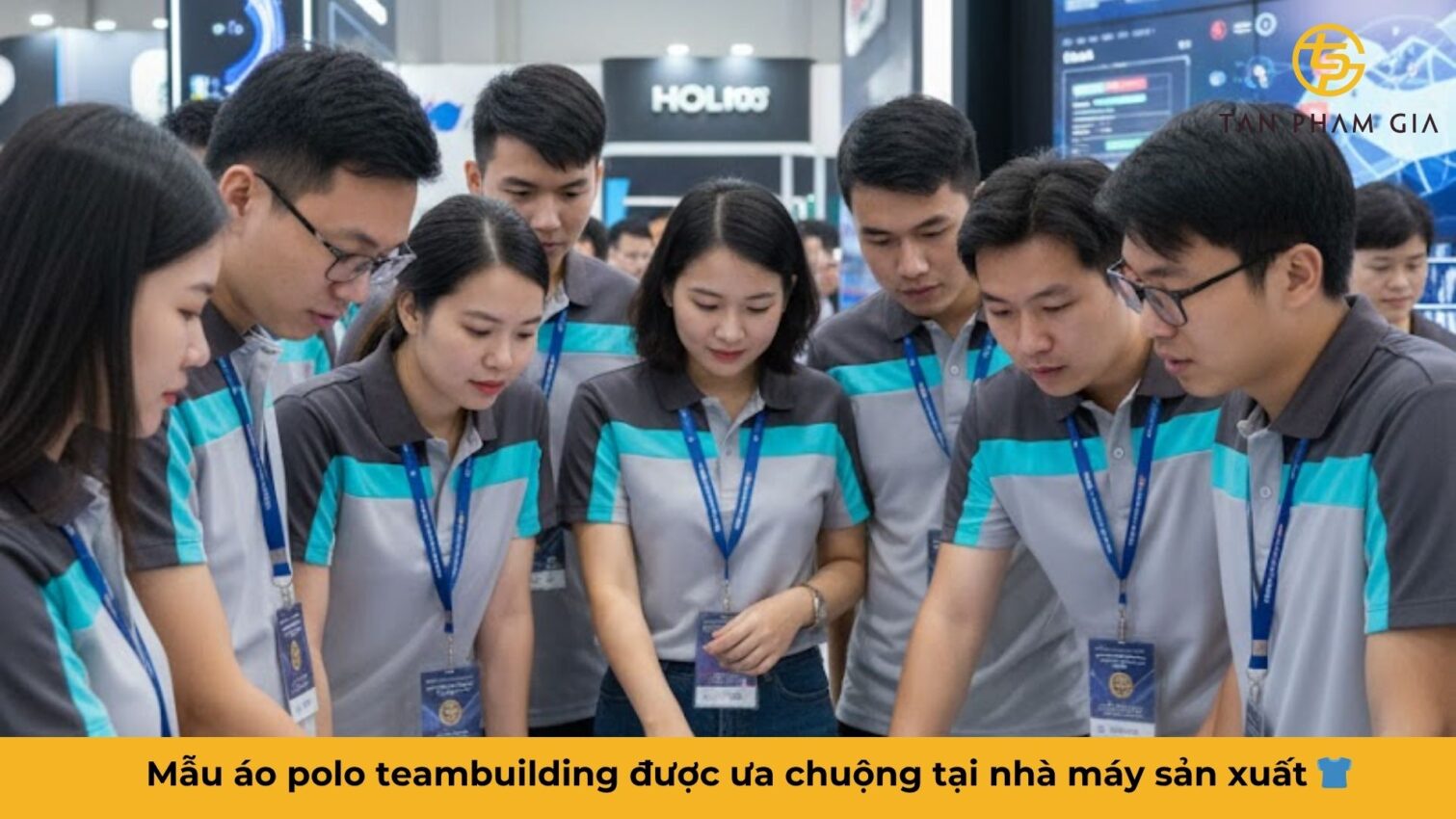 Áo Thun Teambuilding Cho Khu Công Nghiệp