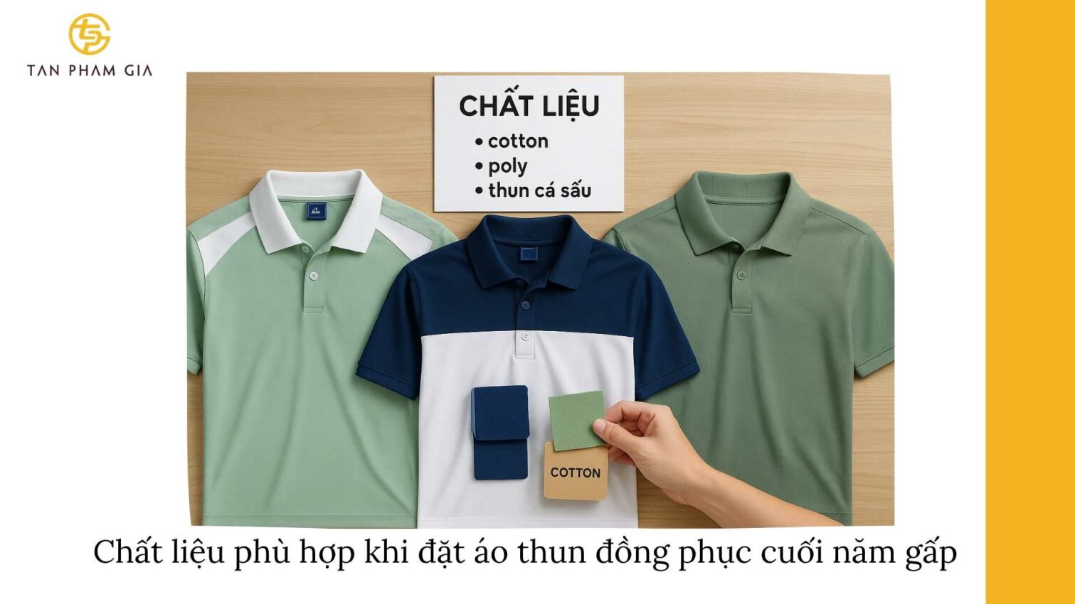 Đặt áo thun đồng phục cuối năm gấp