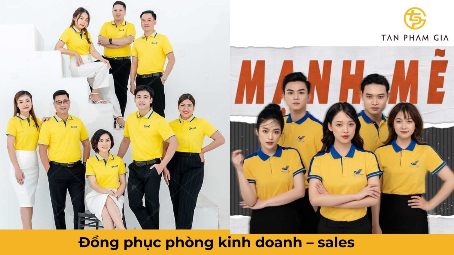 Mẫu áo đồng phục văn phòng công sở theo phòng ban