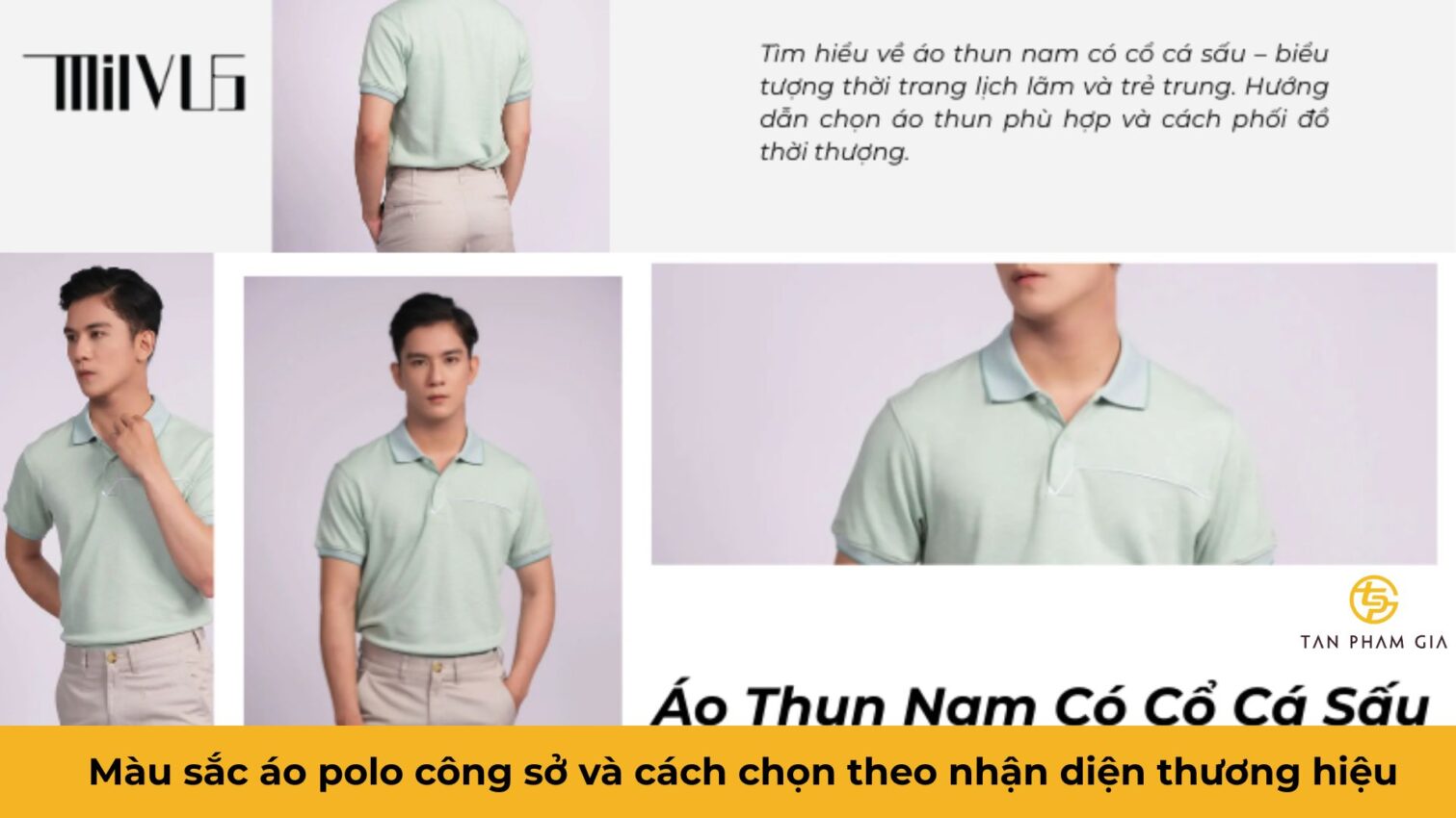Đồng phục văn phòng nam công sở polo thun cá sấu