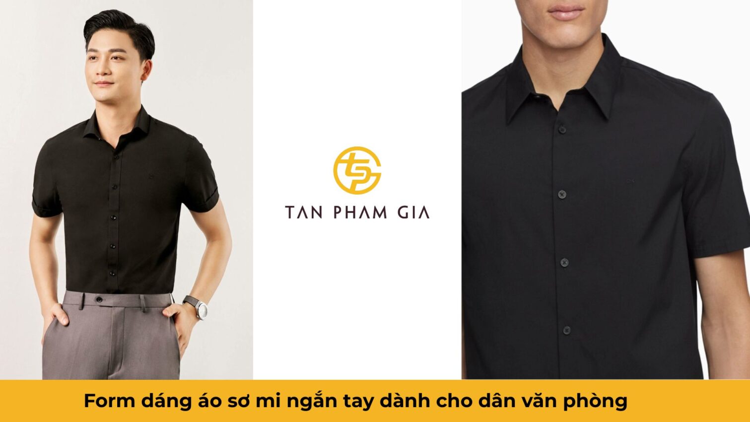 Đồng phục văn phòng nam công sở sơ mi ngắn tay