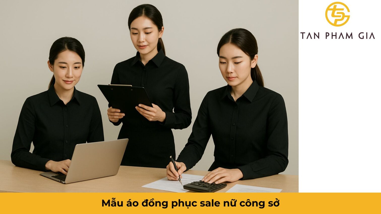 Mẫu áo đồng phục văn phòng cho nhân viên sale