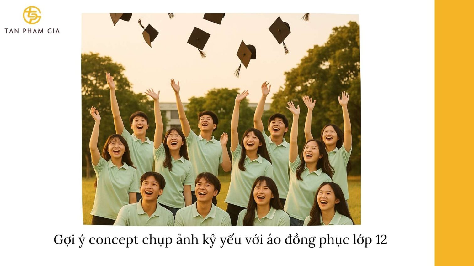 1Áo Đồng Phục Cuối Năm Cho Lớp 12