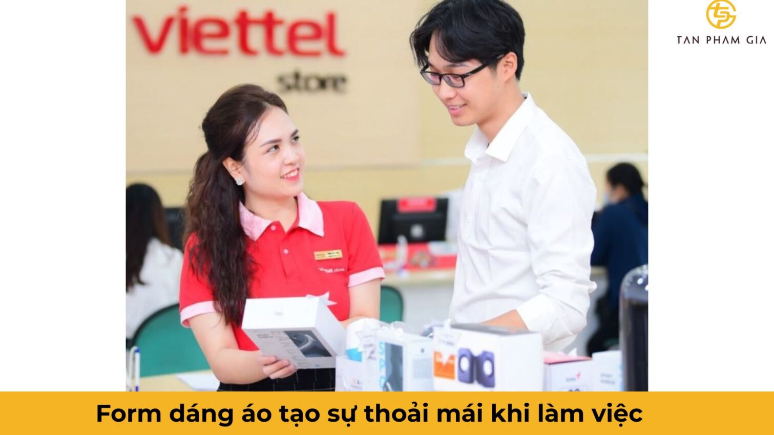 Mẫu áo đồng phục văn phòng cho nhân viên marketing