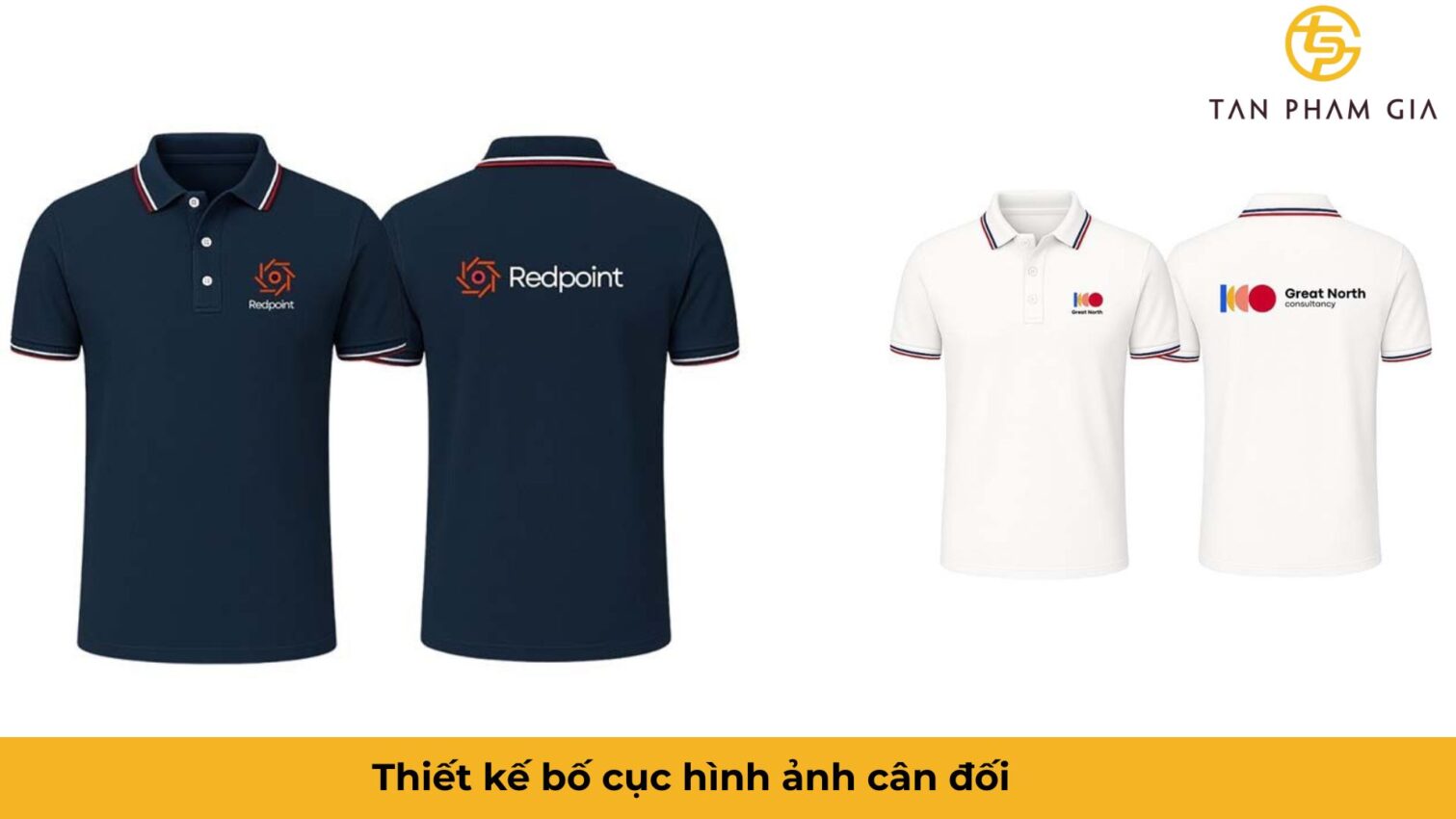 Mẫu áo thun đồng phục in 2 mặt