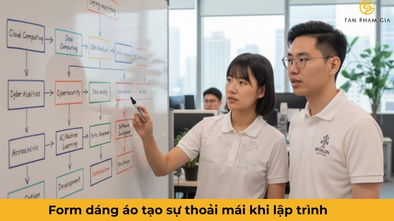Mẫu áo đồng phục văn phòng cho nhân viên IT