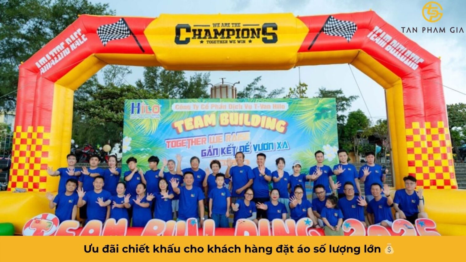 Xưởng May Áo Thun Teambuilding Số Lượng Lớn