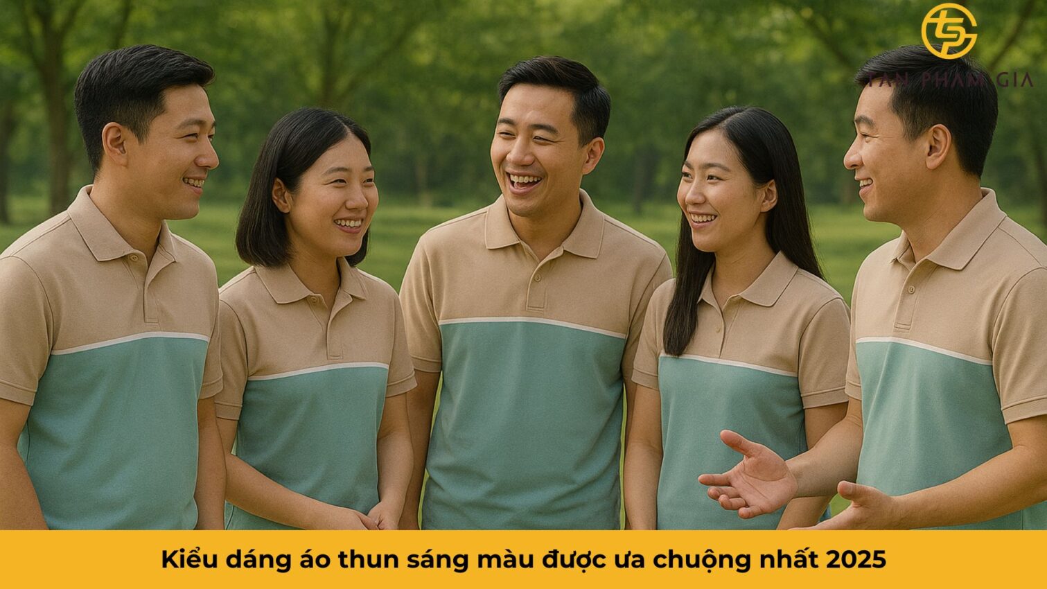 Mẫu Áo Thun Teambuilding Sáng Màu